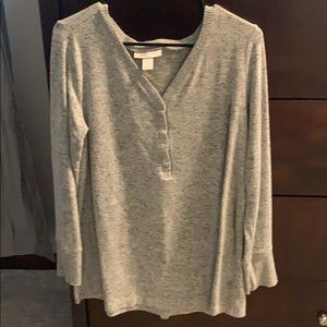 Motherhood Maternity Gray Top